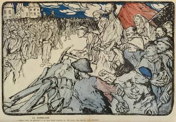 Barrikaden, illustration från 