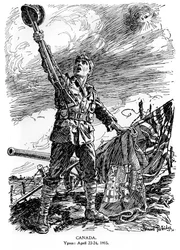 Kanada, Ypres, 23-24 april 1915, 1920