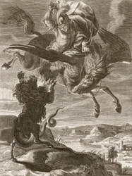 Bellerophon bekämpar chimären, 1731