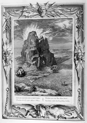 Enceladus begravd under Etna, 1733