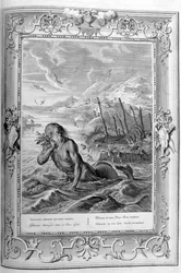 Glaucus förvandlades till en havsgud, 1733