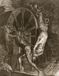 Ixion i Tartarus on the Wheel, 1731