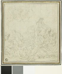 Niobes barn, dödade av Apollo och Artemius