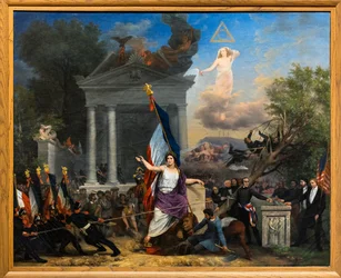 Frihetsträdet, före 1832 (olja på duk)