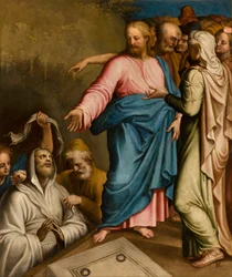 SS-sakramentets kapell, första spann söder, Bernardino Campi, fotens lavendel 1569