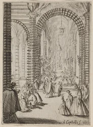 Interiör av en kyrka
