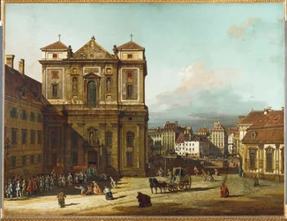 Freyung i Wien, Österrike, sett från nordväst (olja på duk)