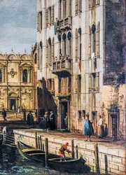 Rio dei Mendicanti och Scuola di San Marco (olja på duk)