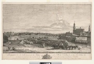 Utsikt över Dresden, 1748.