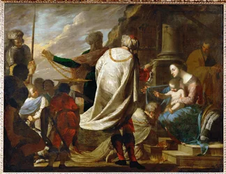 The Adoration of the Magi (målning på duk)