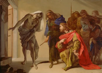 Samuels skugga frammanad av Saul, ca 1655