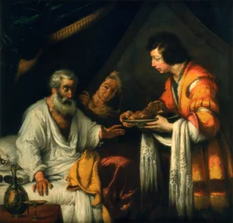 Isak välsignar Jakob, tidigt 1600-tal