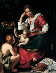 Madonna med barn och Sankt Johannesbarnet
