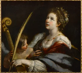 Sankta Caecilia och ängeln