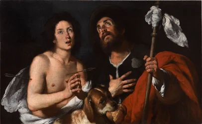 Saints Roch och Sebastian.