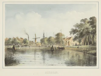 Utsikt över Vlotbrug i Alkmaar