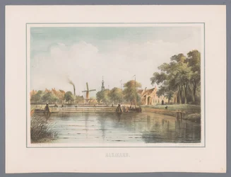 Stadsbild i Alkmaar Alkmaar (serietitel på objekt)
