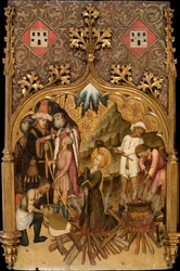 Saint Lucys martyrskap, ca. 1440