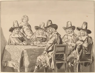 Directors of the Orphan Asylum of Haarlem, 1777, publicerad 1786.