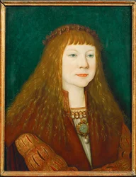 Kung Ludvig II av Ungern som barn (målning på trä)