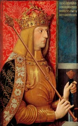 Porträtt av kejsar Maximilian I 1459-1519