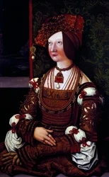 Porträtt av kejsarinnan Bianca Maria Sforza (målning)