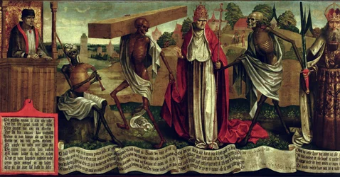 Dödsdans, omkring 1499 (detalj)