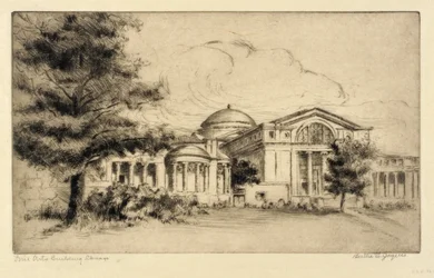 Fine Arts Building, Chicago (fasad, väst)