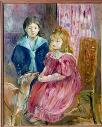 Porträtt av Gabriel Thomas barn Målning av Berthe Morisot