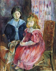 Porträtt av Gabriel Thomas barn Målning av Berthe Morisot