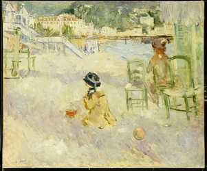 Stranden i Nice, 1882
