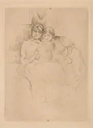 Ritlektionen: Berthe Morisot och hennes dotter