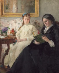Konstnärens mor och syster, 18691870.
