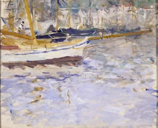 Hamnen i Nice, vintern 1881?-82 (olja på duk)