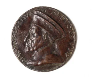 Medalj föreställande Cosimo il Grande: recto