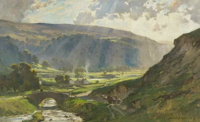 The Sun-Veiled Hills of Wharfedale