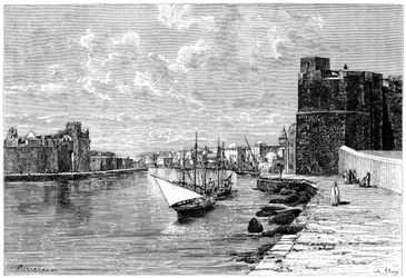 Bizerta, sett från Kasbah, c1890
