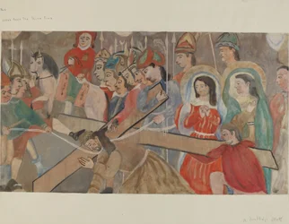 Station of the Cross No. 9: Jesus Falls the Third Time, ca. 1936.