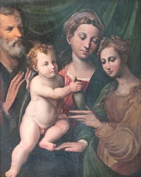 Jungfru och barn med Sankt Josef och Sankta Maria Magdalena