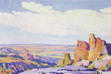Western Kansas (olja på duk)