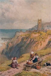 Utsikt över Cromer, 1800-talet, 1935