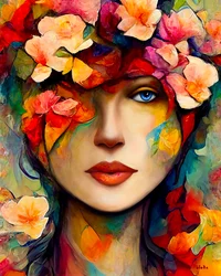 Dreaming In Posy, c.2022 (Digital Art)