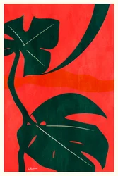 Monstera-djungelblad
