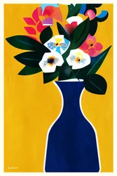 Färgsprakande blomsterarrangemang