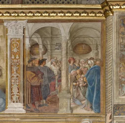 Central Aave, Fourth North Span, Circumcision, Boccaccio Boccaccino 1516-17