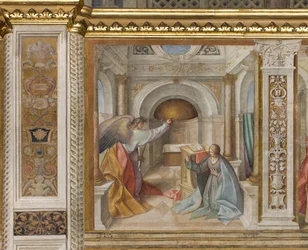 Central Ave, Thirad North Span, Annunciation, Boccaccio Boccaccino 1516-17