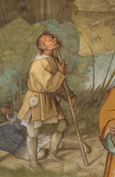 Central Aisle, First North Span, Announcement to Gioacchino, Boccaccio Boccaccino 1514-15, Detail