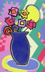 Blå vas, 2003
