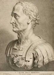 Julius Caesar, evig diktator, från tolv kända grekiska och romerska män, ca 1633