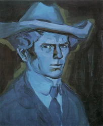 Självporträtt, 1909